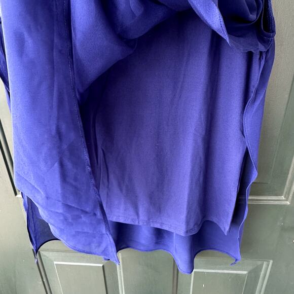 2/$30 NWT C Wonder Christian Siriano Mixed Media Top M Sheer Soft  Flowy HSN - Picture 5 of 9